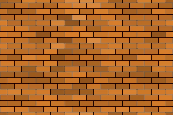 Brick wall seamless pattern — Stock Vector