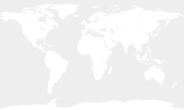 Контурная белая карта — стоковый вектор