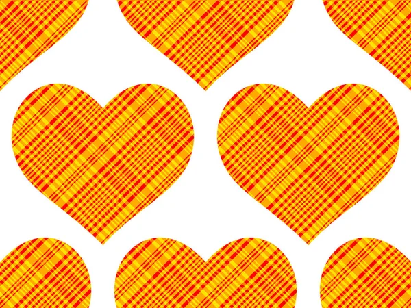 Coton motif coeur — Image vectorielle