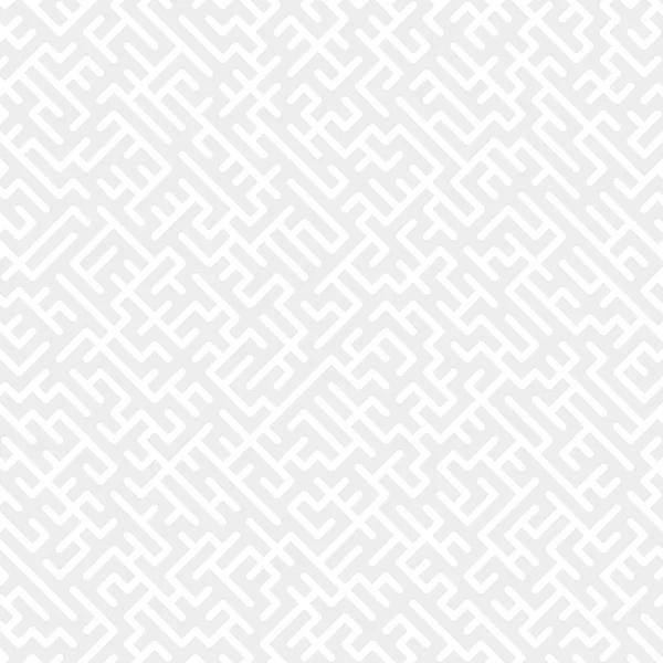 Laberinto abstracto patrón blanco — Vector de stock