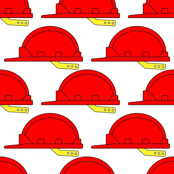 Modello di cappello rigido di sicurezza — Vettoriale Stock