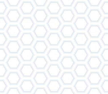 Soyut altıgen beyaz kafes bezi