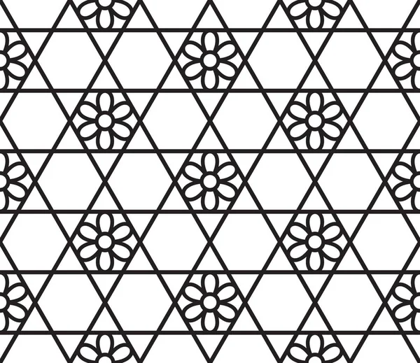 Абстрактный шестиугольный шаблон — стоковый вектор