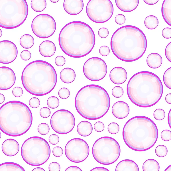 Soap bubble pattern — Stock Vector