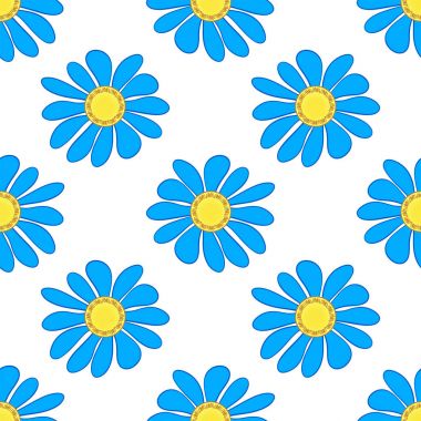 soyut çiçek deseni