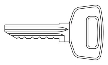 anahtar simgesi illüstrasyon