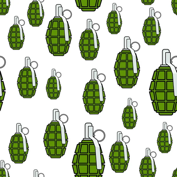 stock vector Military grenade pattern
