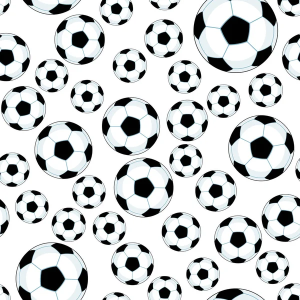 Soccer ball pattern — Stock Vector