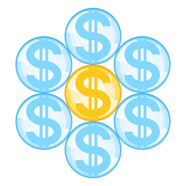 Soyut Doları çiçek simgesi