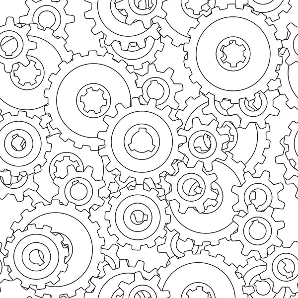 Gear wheel patroon — Stockvector