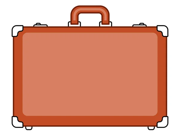 Koffer bagage pictogram — Stockvector