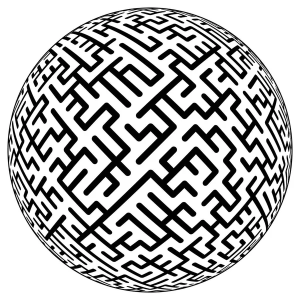 Sphère superficiel abstrait — Image vectorielle