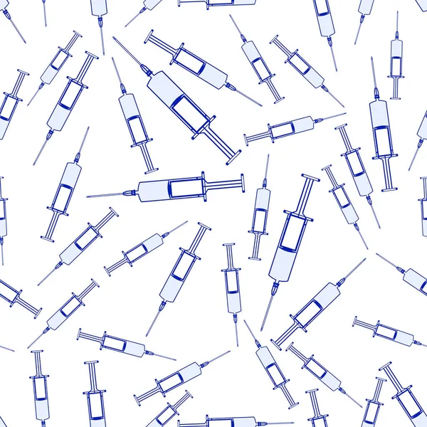 Modèle de seringue médicale — Image vectorielle