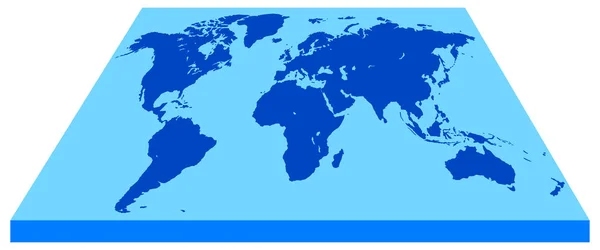 Mappa astratta del mondo — Vettoriale Stock