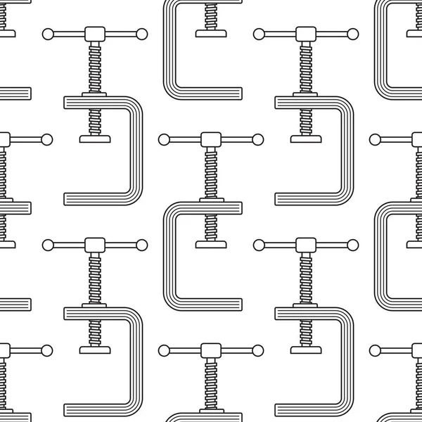 Adjusting clamp pattern — Stock Vector