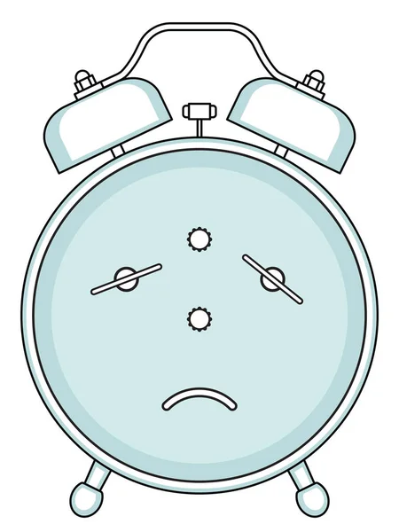 Reloj despertador trasero — Archivo Imágenes Vectoriales