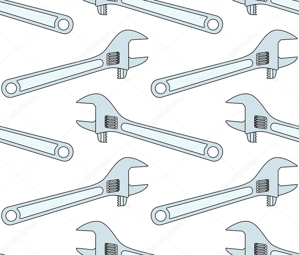 Adjustable wrench tool pattern