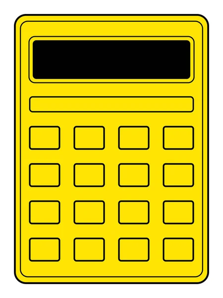 Ilustração do ícone da calculadora — Vetor de Stock