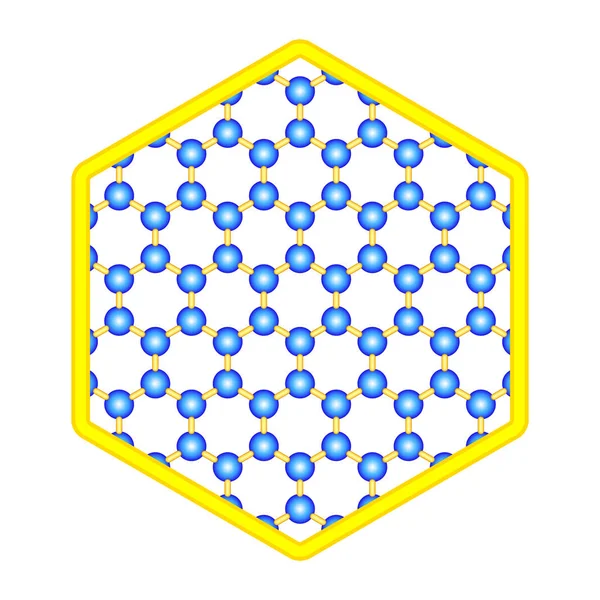 Illustrazione astratta esagonale — Vettoriale Stock