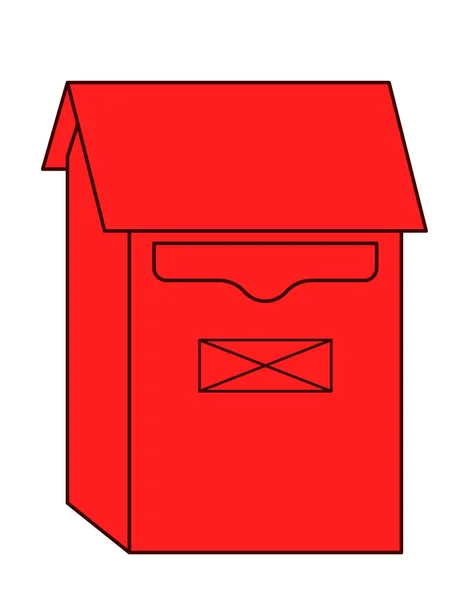 Letter box afbeelding — Stockvector