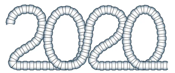 Resumen ilustración 2020 — Vector de stock