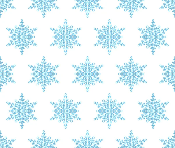 Abstract snowflakes pattern — Stock Vector