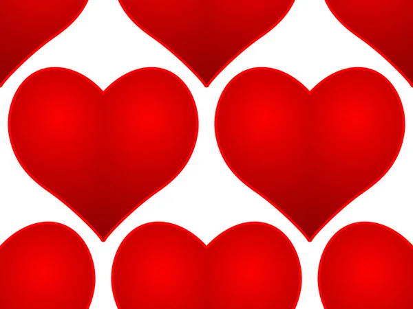 Modello di cuore San Valentino — Vettoriale Stock