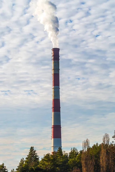 발전소 굴뚝 — 스톡 사진