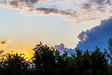 günbatımı gökyüzü manzara