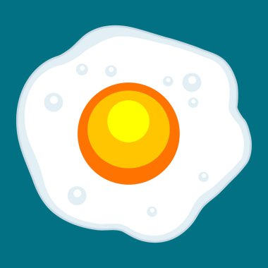 Soyut sahanda yumurta tasviri