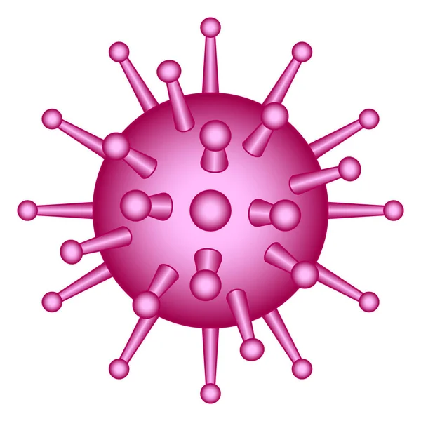 Begreppet Illustration Den Abstrakta Ikonen För Coronavirus Novel Coronavirus 2019 — Stock vektor