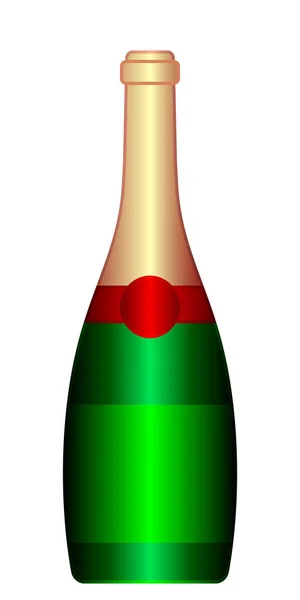 Иллюстрация Иконы Бутылки Шампанского — стоковый вектор