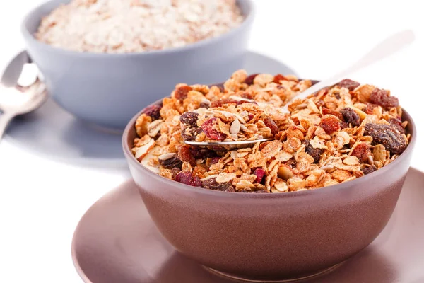 Muesli in the bowls — Stock Photo, Image