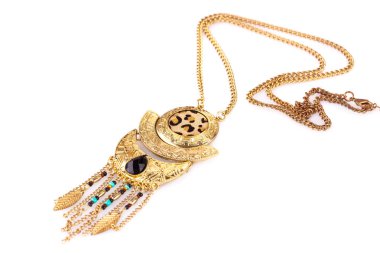 kolye üzerinde beyaz