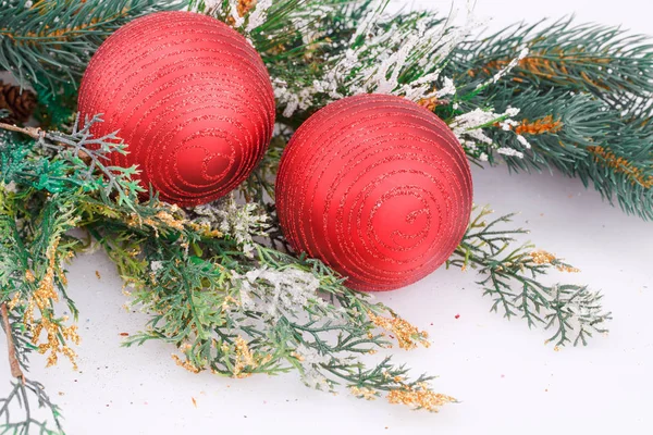 Foto palle di Natale — Foto Stock