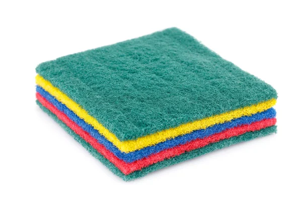 Pan scourer on white — Stock Photo, Image