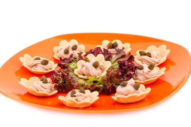 Balık cream ve hamur işleri Kapari