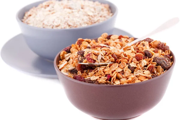 Muesli in the bowls — Stock Photo, Image