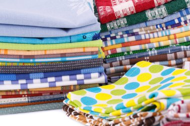 mutfak havlu yığını