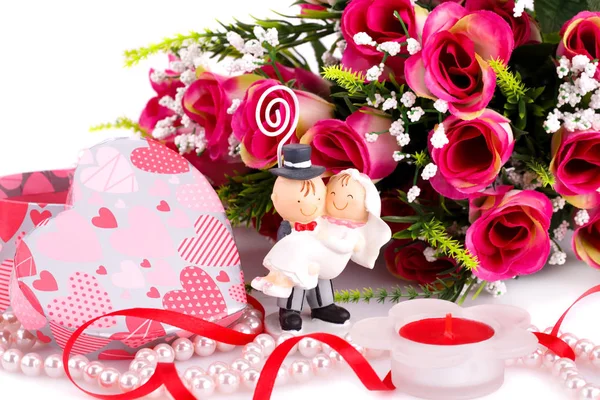 Bruiloft dag decoratie — Stockfoto