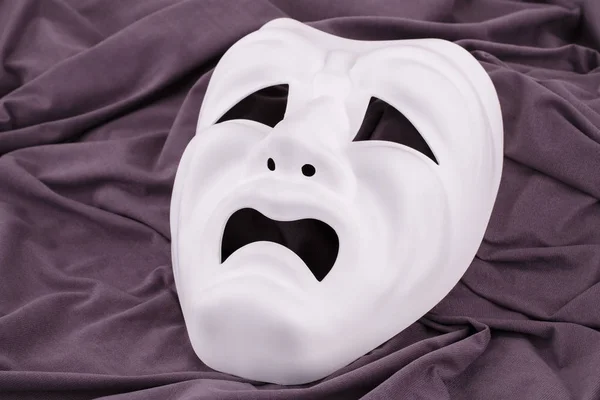 White carnival mask Stock Photo