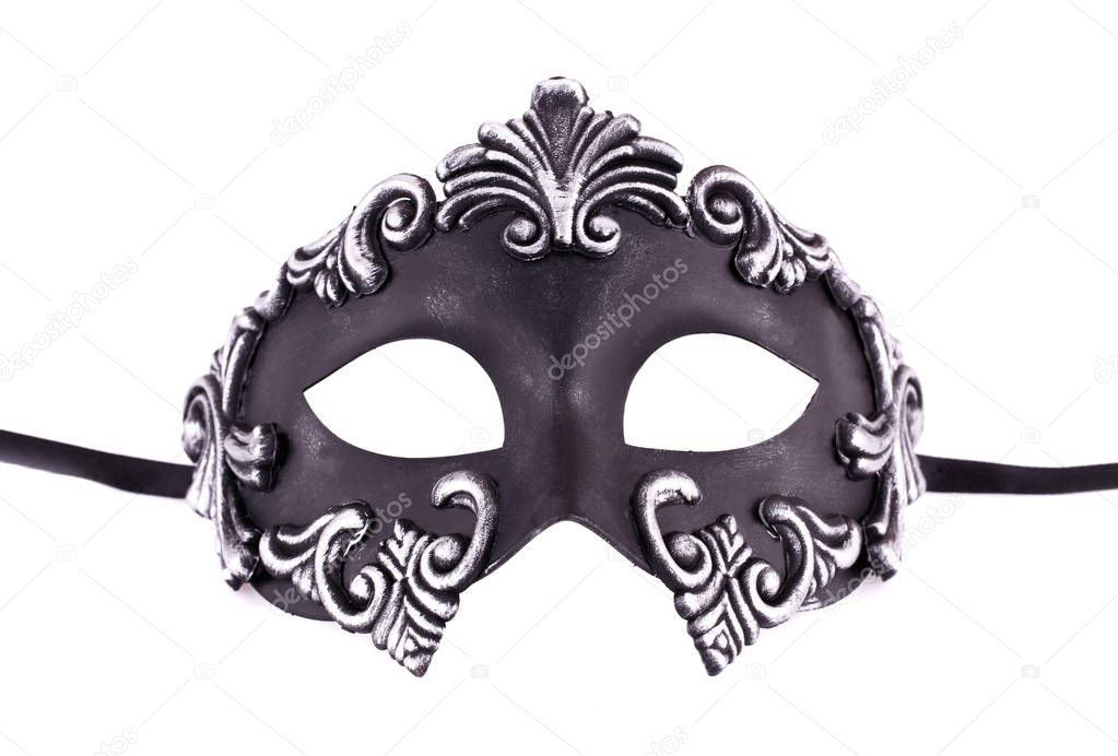 Carnival mask on white