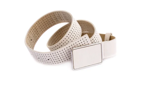 White stylish  belt — Stock Photo, Image