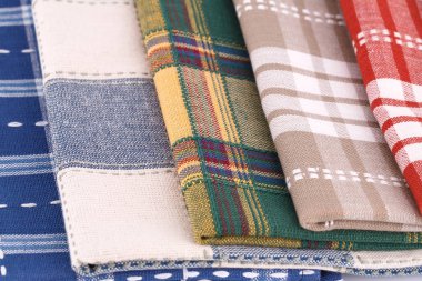 Mutfak havlu yığını