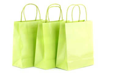 Beyaz alışveriş torbaları