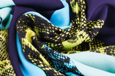 renkli kumaş dokusu