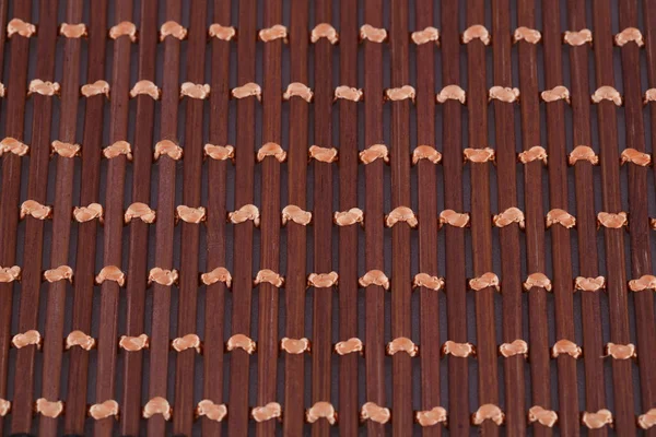 Lugar de madeira esteira textura — Fotografia de Stock
