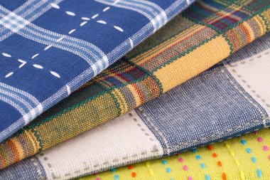 Mutfak havlu yığını