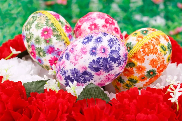Uova colorate di Pasqua — Foto Stock