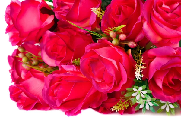 Rosas de tela rosa —  Fotos de Stock